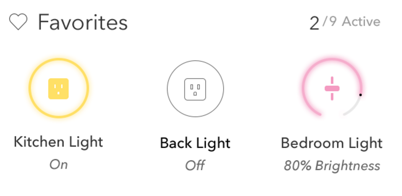 Lowe's Iris Dashboard segment featuring various lights in different states